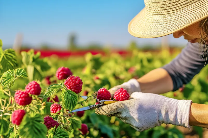 cómo podar frambuesas para mejorar su producción y salud