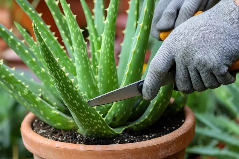 cómo podar un aloe vera correctamente para mantener su salud