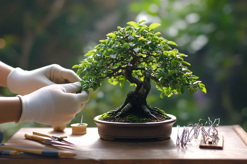 como podar un bonsai